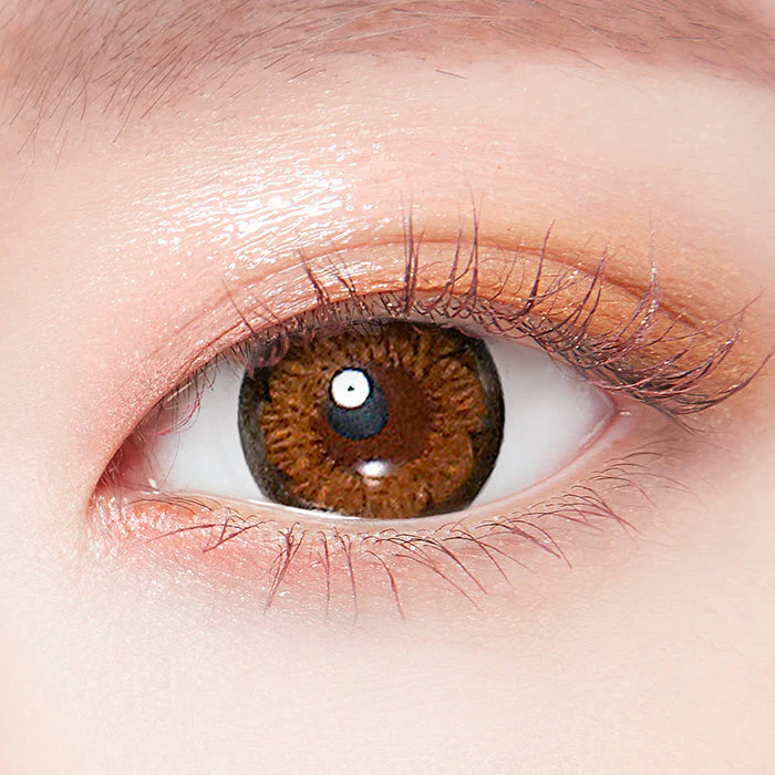 Lenstown Cubic Brown Y33 Monthly Contact Lenses (1 Pack) - Image 3