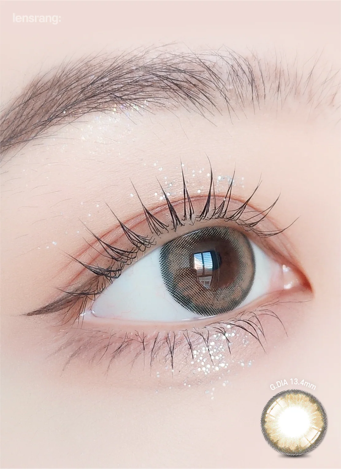 Lensrang 1-Month Hello Brown (2 Pack) - Image 2