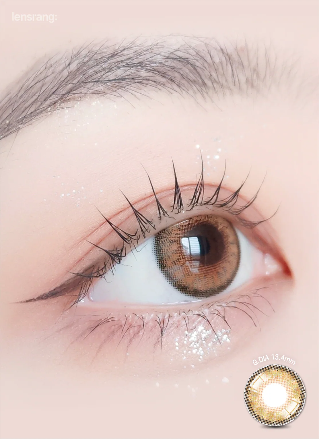 Lensrang 1-Month Madeye Brown (2 Pack) - Image 2