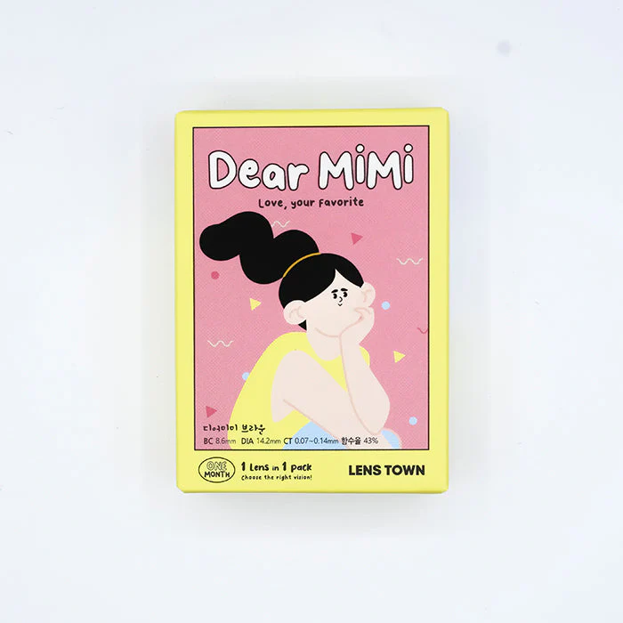 Lenstown DearMiMi Brown Colored Contact Lenses Monthly (1 Pack) - Image 4