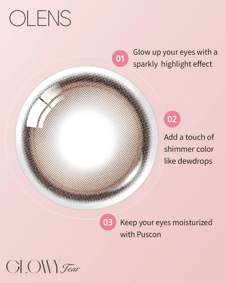 OLENS 1-Month Glowy Tear Brown (2 Pack) - Image 6