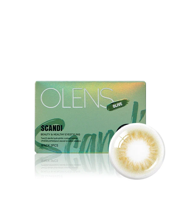 OLENS Scandi Olive Monthly Contact Lenses (2 Pack) - Image 7