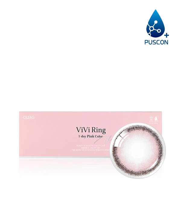 Olens ViVi Ring 1 Day Pink Lenses (10 Pack) - Image 7