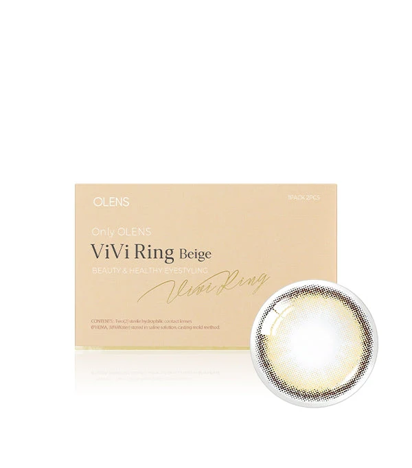 Olens ViVi Ring Beige Monthly Lenses - Image 7